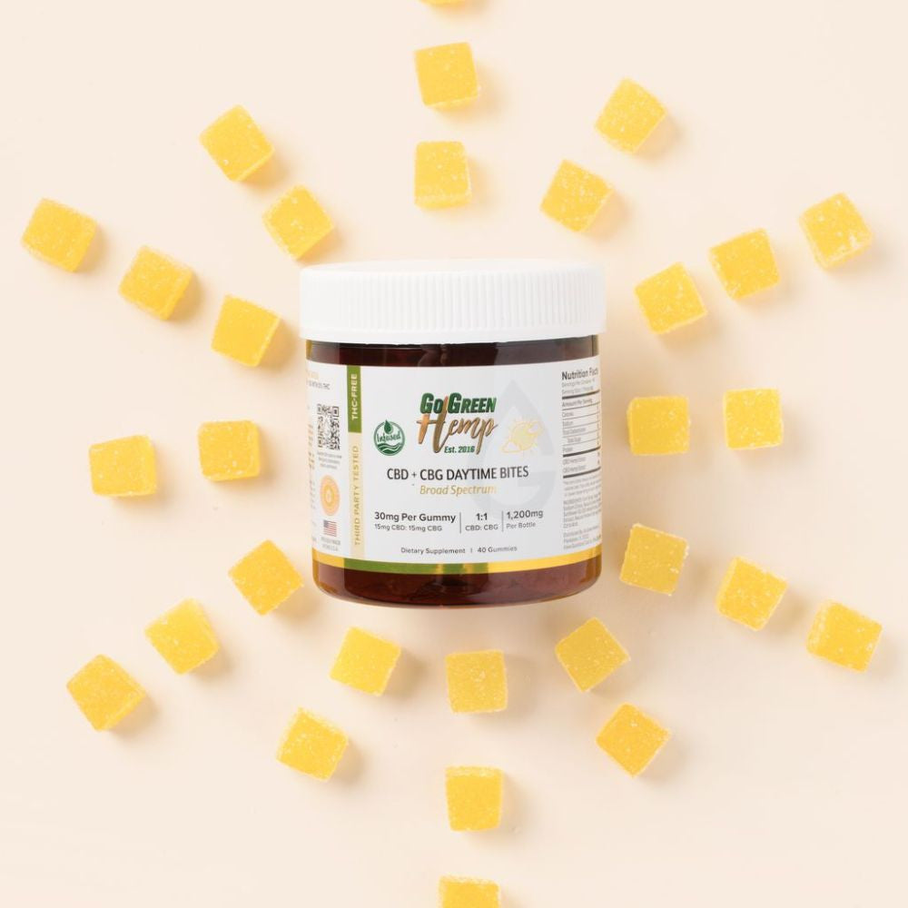 CBG Gummies for Focus | 15mg CBG + 15mg CBD | THC-Free | Vegan